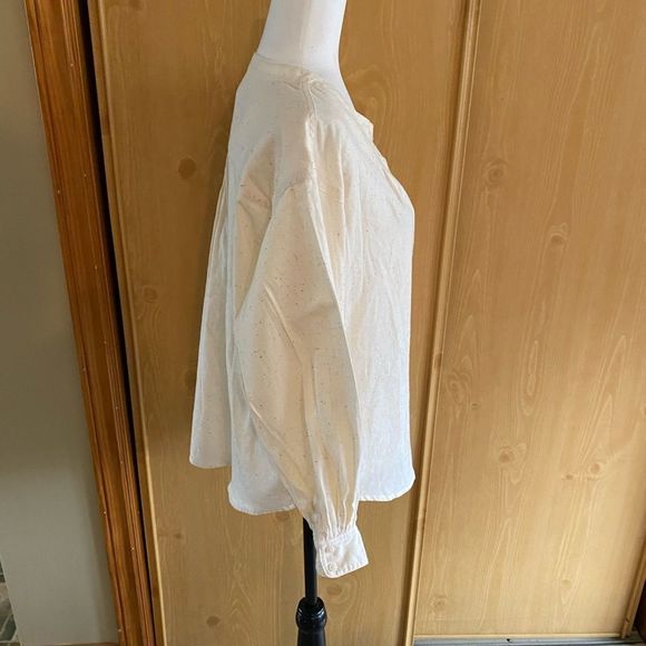 J. Crew • Open V-Neck Shirt in Donegal Flannel - Picture 6 of 13